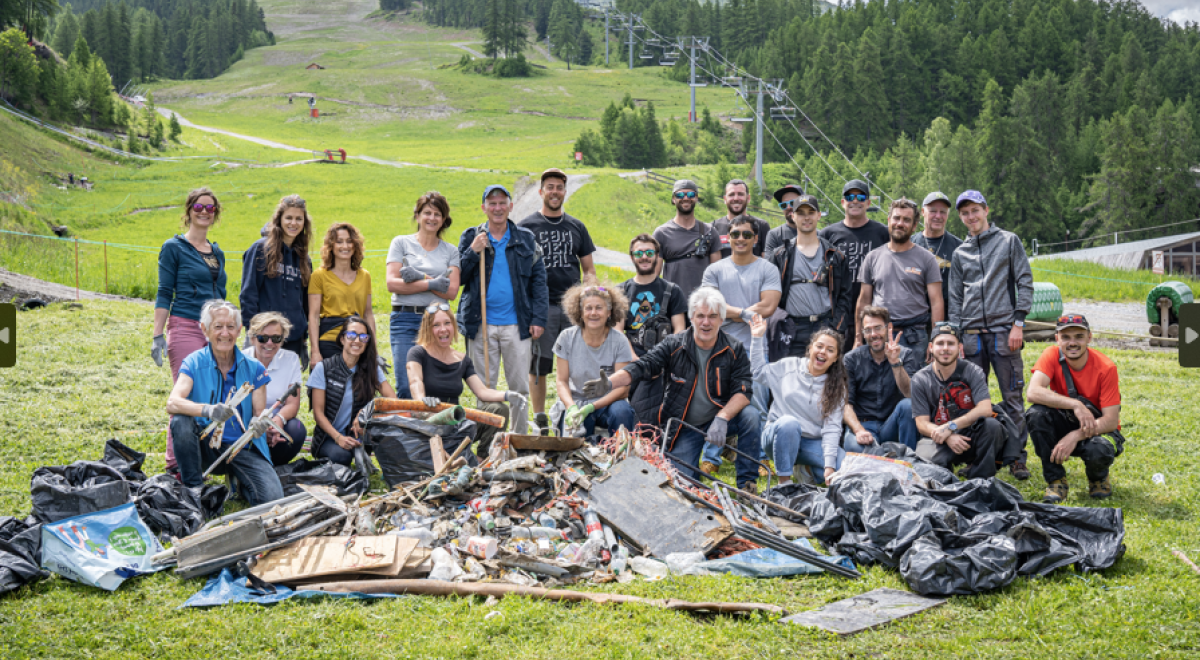 Ramassage des déchets en montagne_Les Orres - Ramassage des déchets en montagne_Les Orres