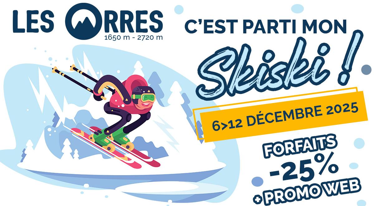 Ouverture hiver : C'est parti mon Skiski !_Les Orres - Ouverture hiver : C'est parti mon Skiski !_Les Orres