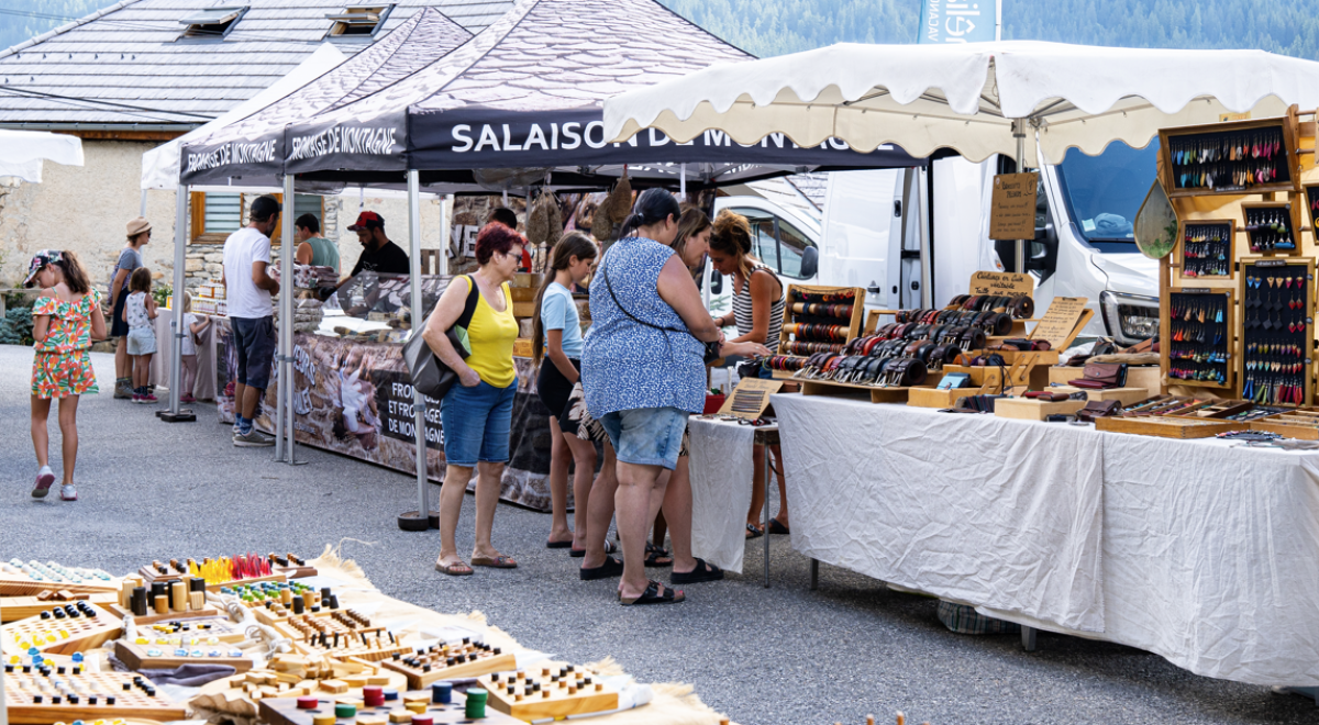 Petit marché de producteurs &amp; artisanat aux Logis d'Orres - Petit marché de producteurs &amp; artisanat aux Logis d'Orres
