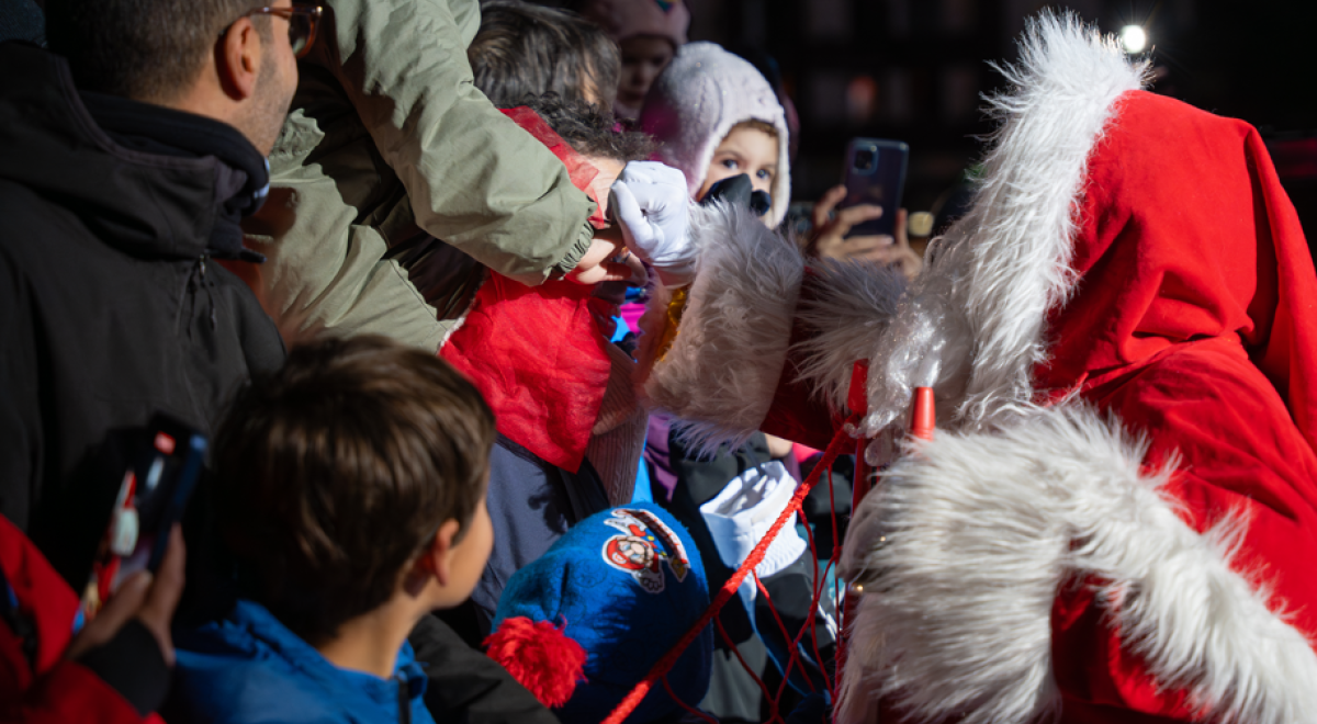 Arrivée du Père Noël_Les Orres