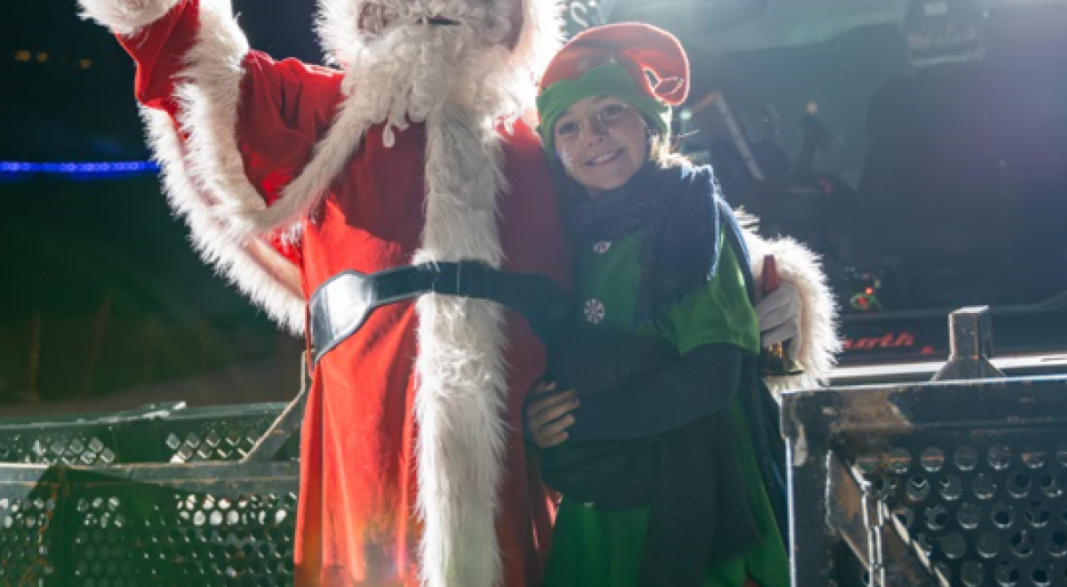 Arrivée du Père Noël_Les Orres