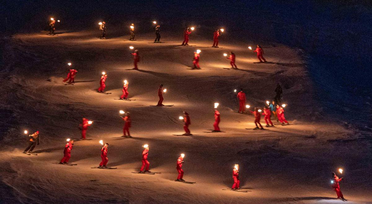 Descente aux flambeaux - Le Sauze