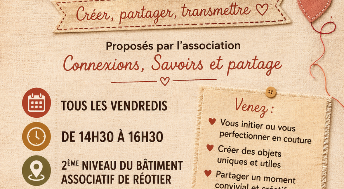 Atelier Créatif et Couture_Réotier