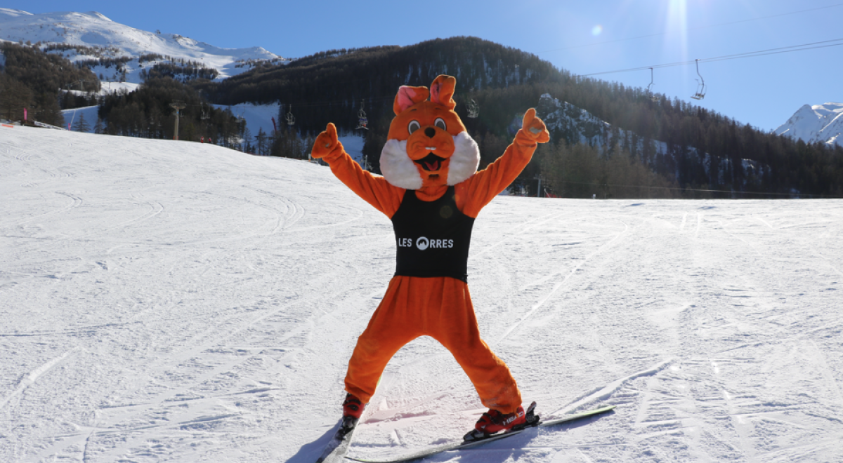 Rencontre avec l'Happy, notre mascotte_Les Orres - Rencontre avec l'Happy, notre mascotte_Les Orres