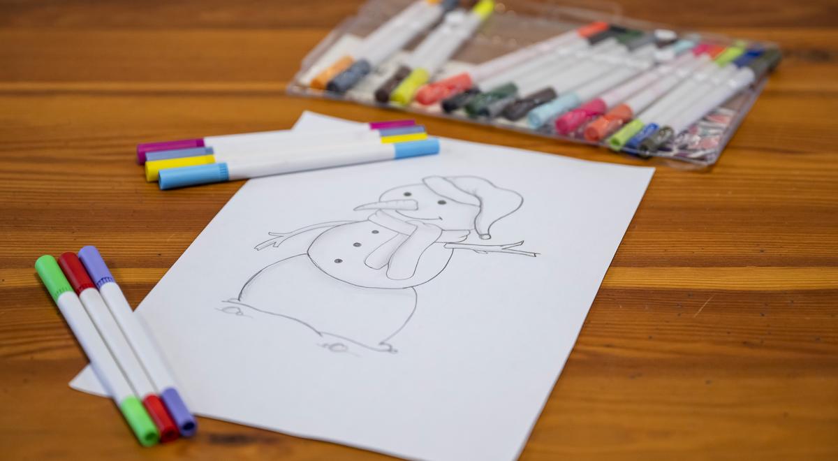 Concours de dessin - Dessin d'un bonhomme de neige