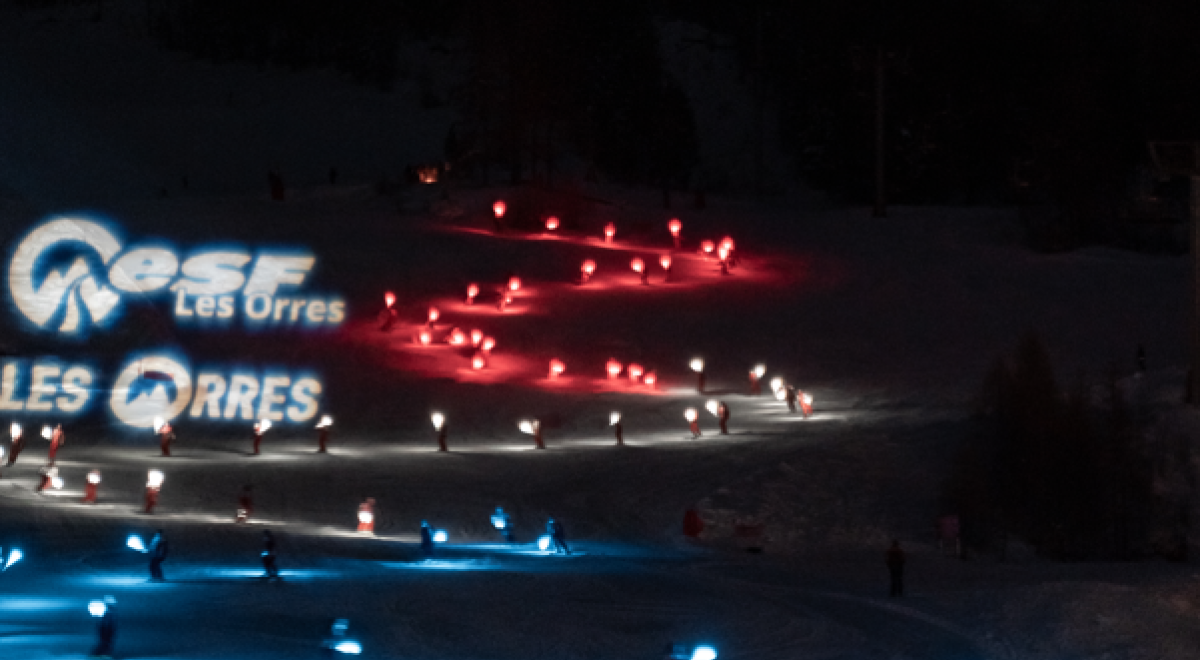 Nouvel an : ski show de l'ESF, descente aux flambeaux et grand feu d'artifice_Les Orres