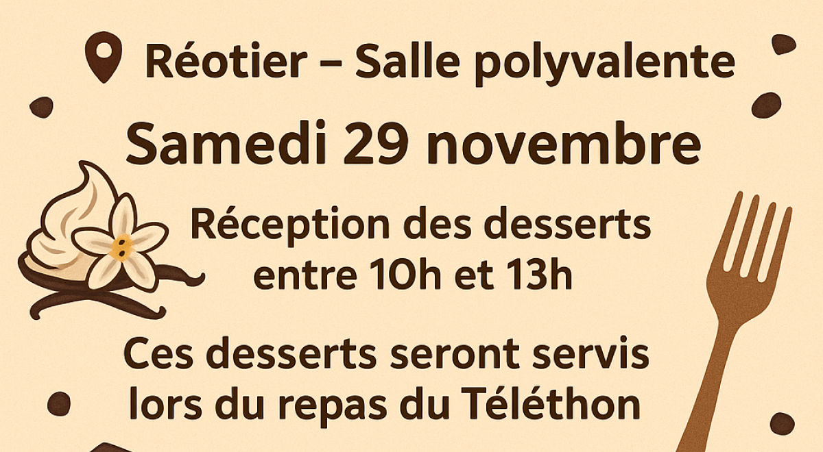 Journée Téléthon_Réotier