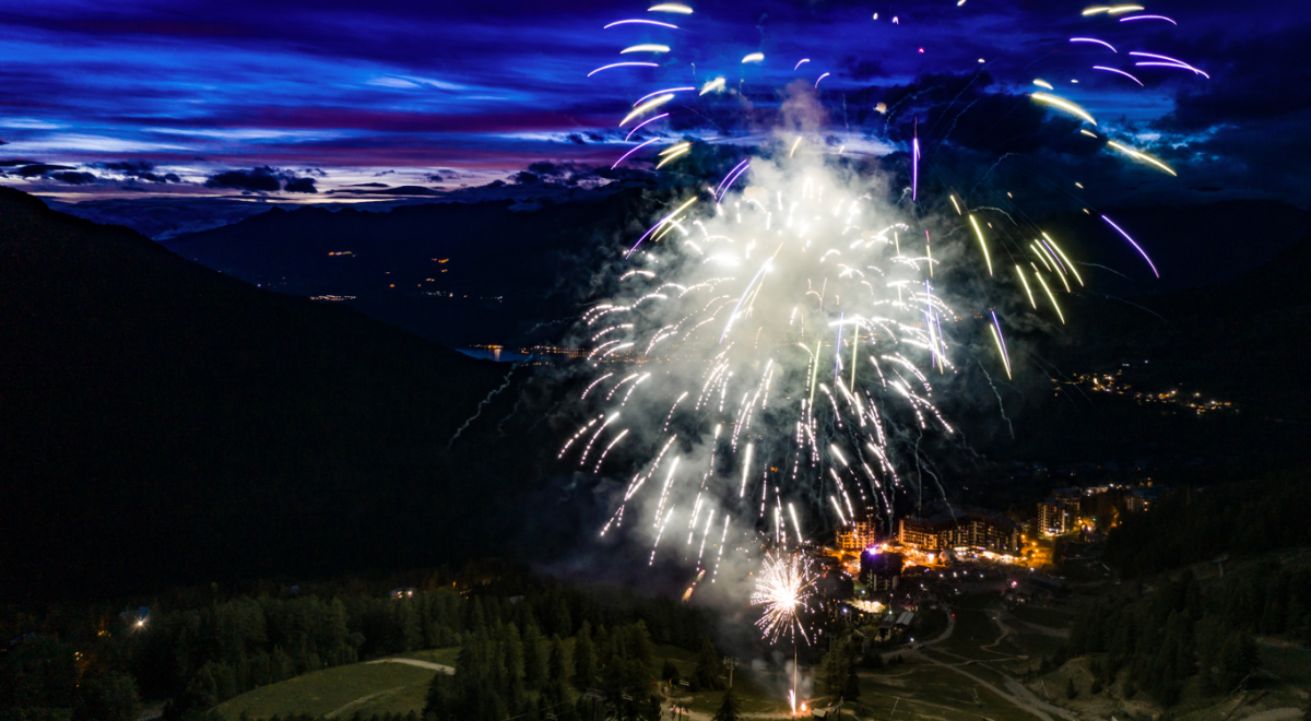 14 juillet : feu d'artifice_Les Orres