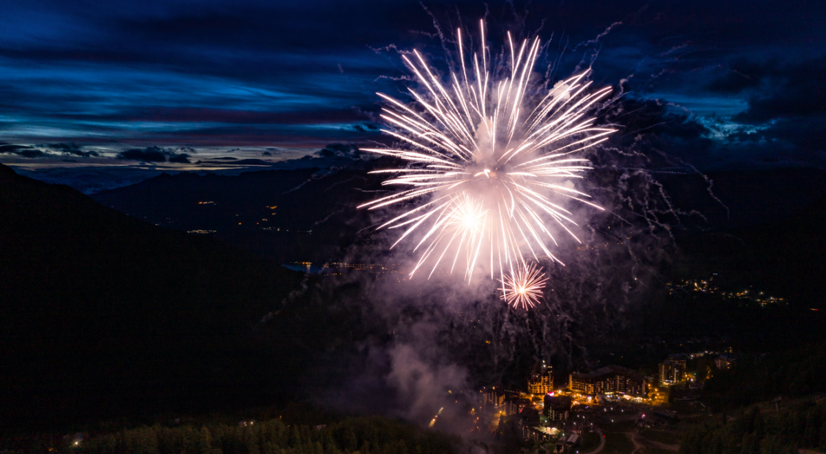 14 juillet : feu d'artifice_Les Orres