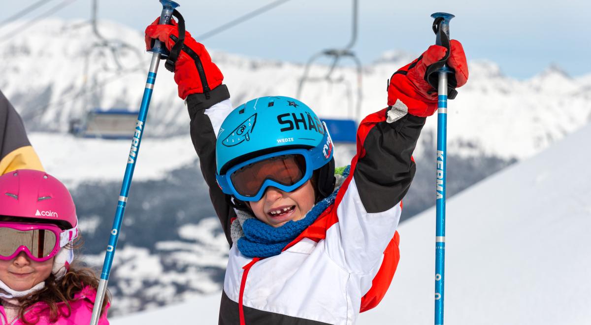 Initiation cours collectifs avec l'ESF de Chabanon_Selonnet - Hiver_enfants_CHABANON