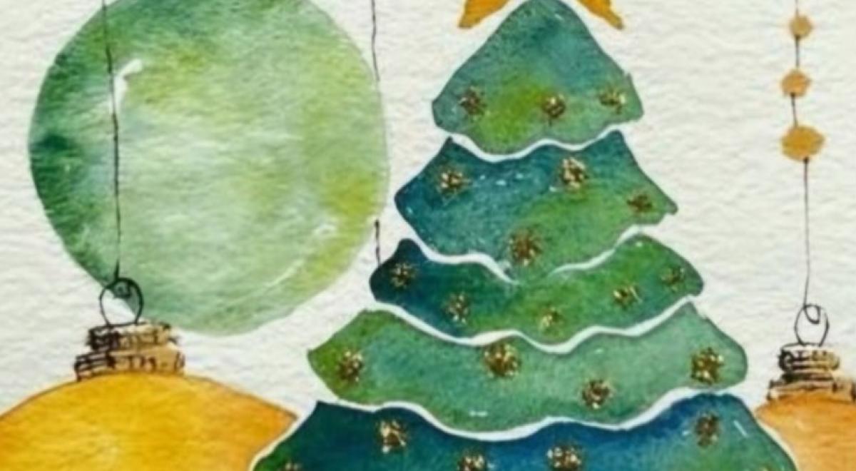 Atelier - Aquarelle de Noël EMBRUN - Atelier - Aquarelle de Noël EMBRUN