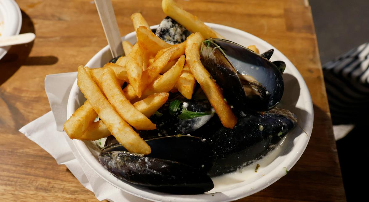 Soirée musicale chez Ma'zine_Seyne - moules frites