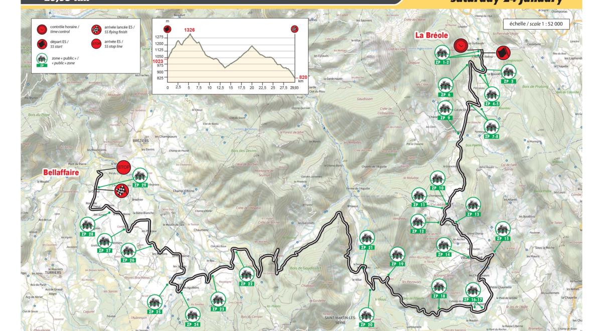 Passage du 94è Rallye Monte Carlo : La Bréole - Bellaffaire_Bellaffaire