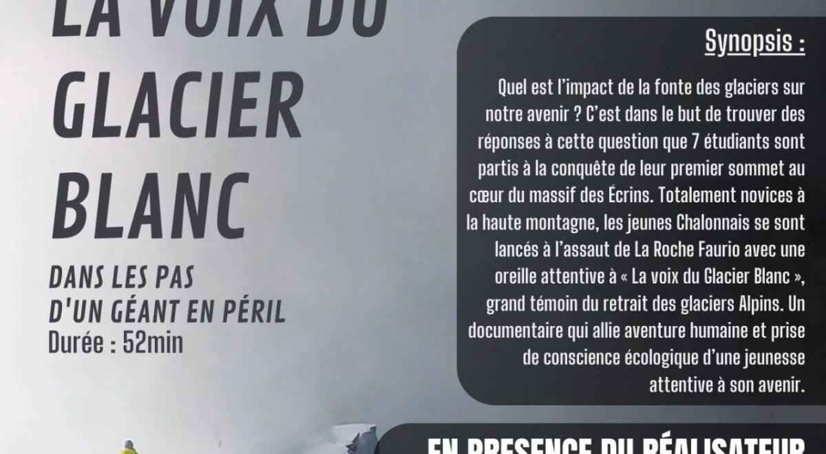 Ciné rencontre - La Voix du Glacier Blanc_Embrun - Ciné rencontre - La Voix du Glacier Blanc_Embrun