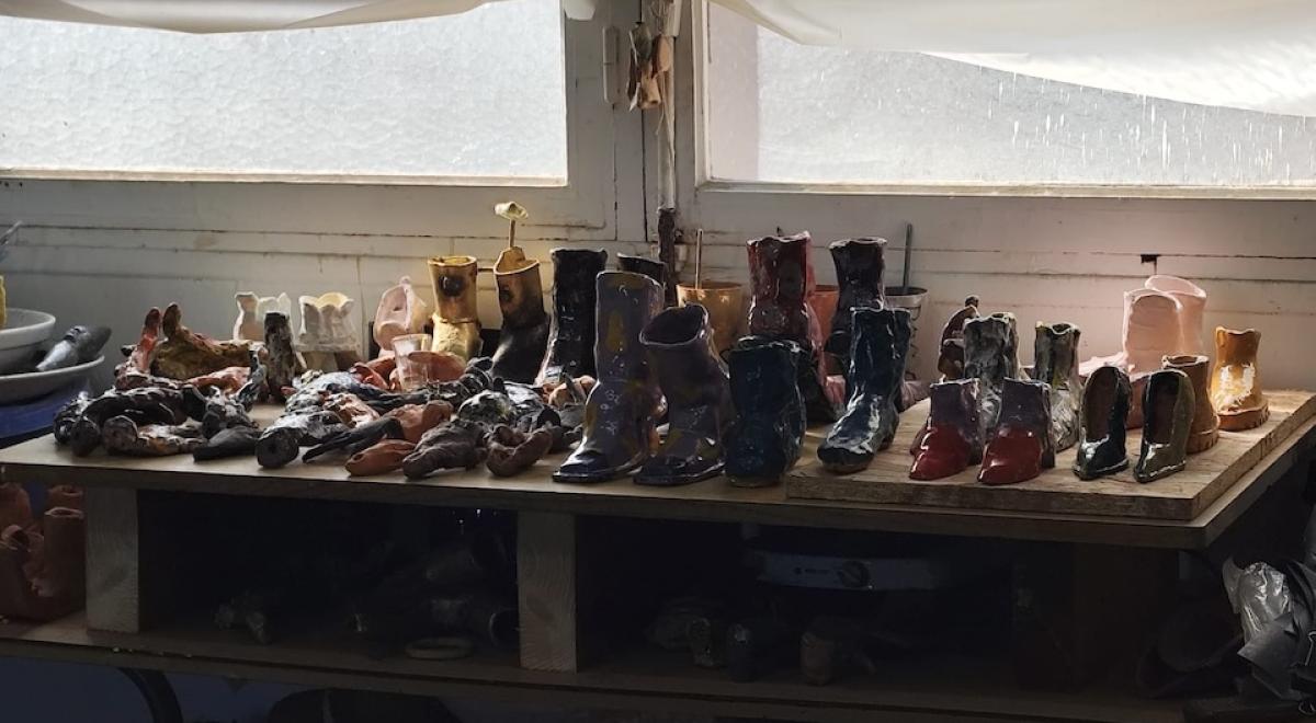 Image de l'atelier de David Posth-Kohler - Image de l'atelier de David Posth-Kohler_Centre d'Art les Capucins