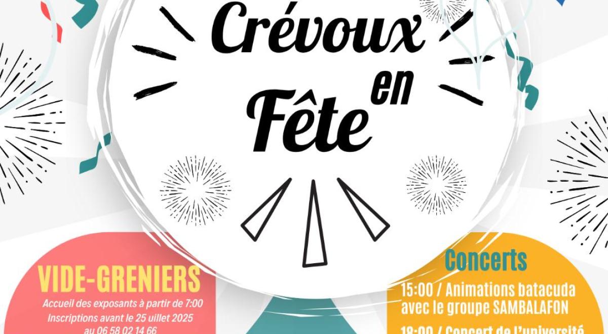 fête annuelle CREVOUX - fête annuelle CREVOUX