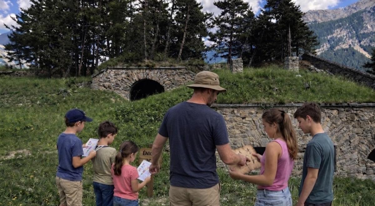 Jeu de piste à la Batterie des Caurres (fort de Tournoux)_La Condamine-Châtelard