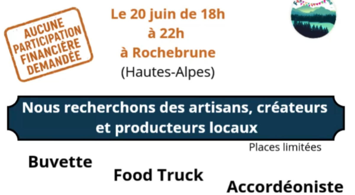 Marché nocturne artisanal_Rochebrune