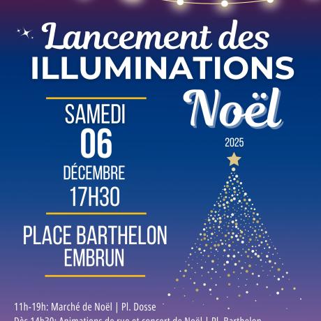 Lancement des illuminations de Noël_Embrun - Lancement des illuminations de Noël_Embrun