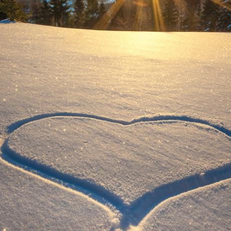 Diner concert Saint Valentin au Chalet - Coeur sur la neige