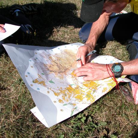 Raid de la Vallée de la Blanche - USB Thalweg 04 - Carte d'orientation