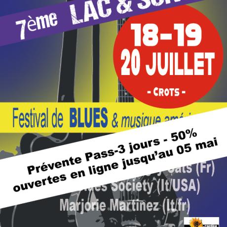 Préventes Festival de Blues Lac & Songs 7ème édition CROTS - Préventes Festival de Blues Lac & Songs 7ème édition CROTS