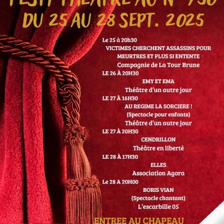 Festi'Théâtre au N°750_La Bâtie-Neuve - Festi'Théâtre au N°750_La Bâtie-Neuve