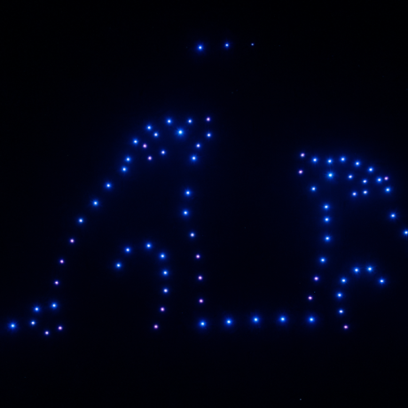 Spectacle de drones_Les Orres - Spectacle de drones_Les Orres