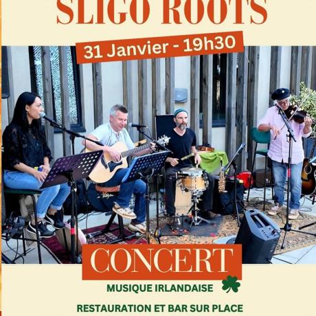Soirée concert "Sligo"_Auzet - affiche