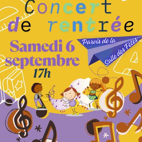 Concert - De la rentrée - Concert de la rentrée avec la musique municipale