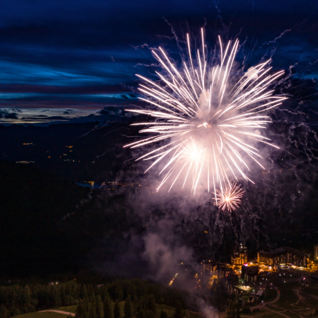 14 juillet : feu d'artifice_Les Orres
