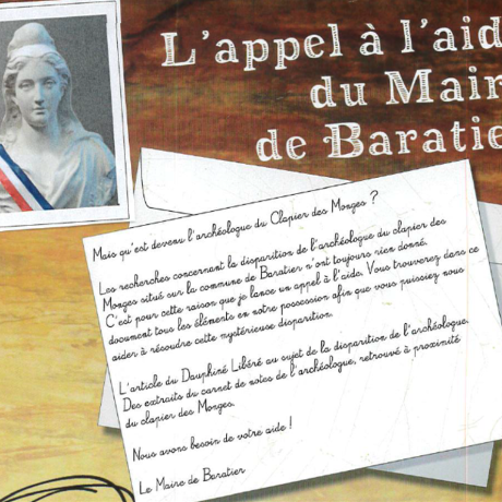 L'enquête Baratonne - Jeu de piste familial - L'enquête Baratonne - Jeu de piste familial - Mairie de Baratier