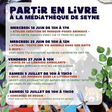 Partir en livre 2025 : Quiz les animaux dans la littérature_Seyne - Partir en livre 2025 : Quiz les animaux dans la littérature_Seyne