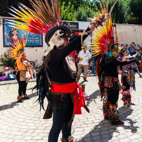 Déambulation Aztèque avec le grupo Tonatiuh - Déambulation Aztèque avec le grupo Tonatiuh