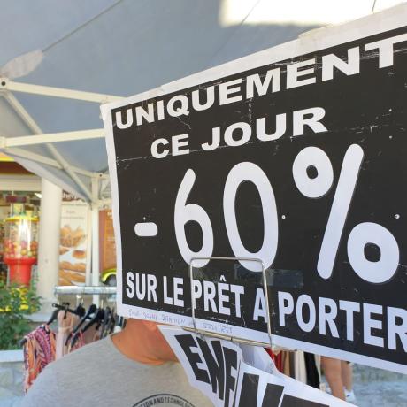 Grande braderie des commerçants_La Foux d’Allos - Braderie des commerçants
