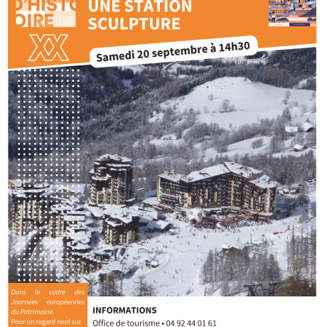 Visite commentée "Une station sculpture" - JEP 2025_Les Orres - Visite commentée "Une station sculpture" - JEP 2025_Les Orres