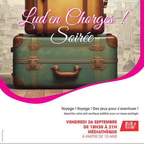 Soirée jeux  "Lud'en Chorges" Médiathèque CHORGES - Soirée jeux  "Lud'en Chorges" Médiathèque CHORGES