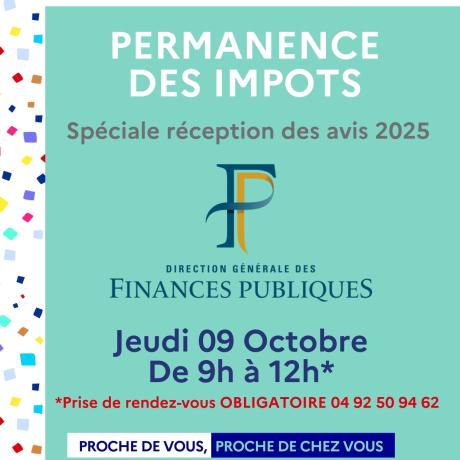 Permanence des impôts à France Services_La Bâtie-Neuve - Permanence des impôts à France Services_La Bâtie-Neuve