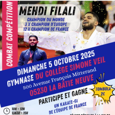 Stage départemental de karaté avec Mehdi Filali_La Bâtie-Neuve - Stage départemental de karaté avec Mehdi Filali_La Bâtie-Neuve