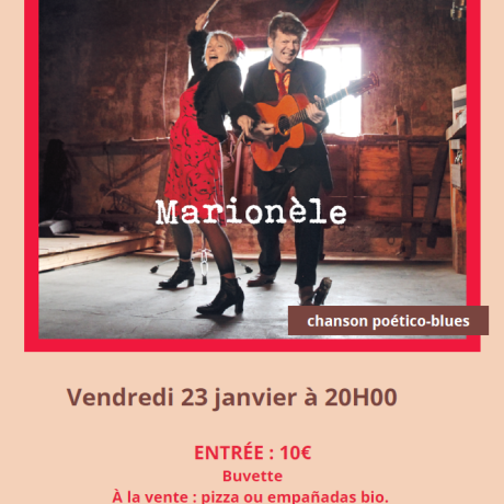 Concert : Marionèle, chanson poético-blues_Les Orres - Concert : Marionèle, chanson poético-blues_Les Orres