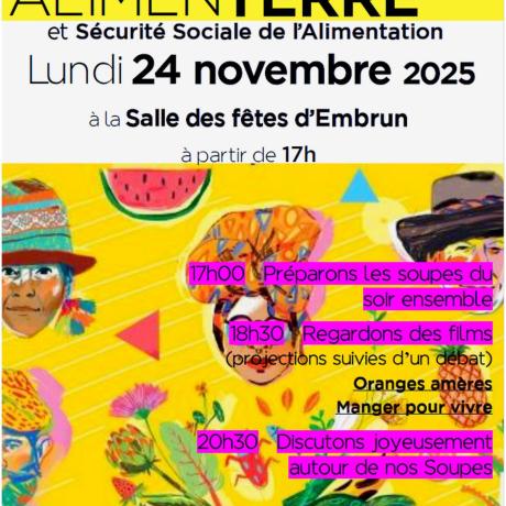 Festival Alimenterre et Sécurité Sociale de l'Alimentation_EMBRUN - Festival Alimenterre et Sécurité Sociale de l'Alimentation_EMBRUN