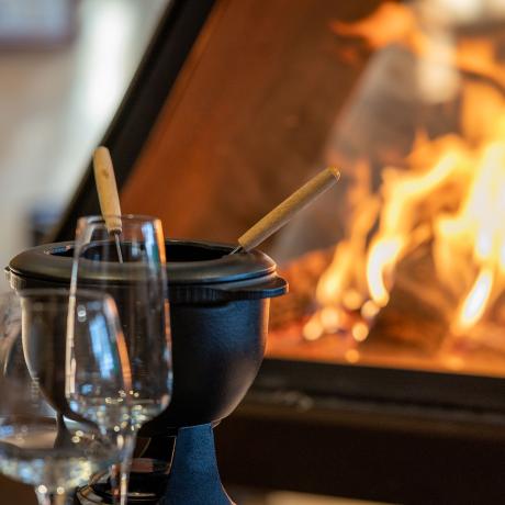 Saveurs d'altitude - Le Sauze - Fondue au coin du feu