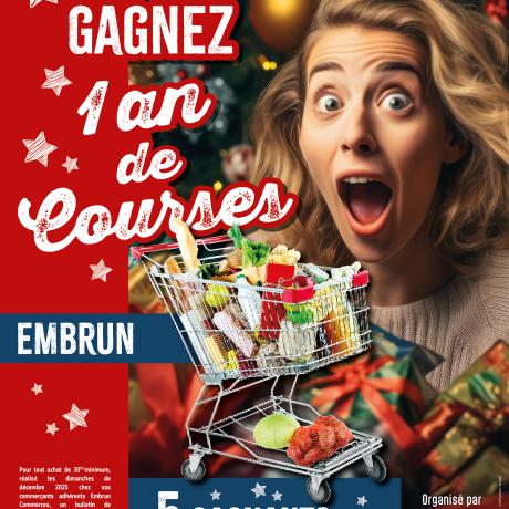 Un an de courses à gagner ! EMBRUN - Un an de courses à gagner ! EMBRUN
