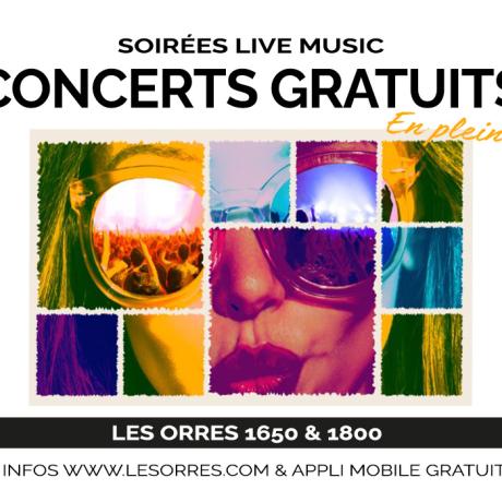 Concerts gratuits - Soirées live music_Les Orres - Concerts gratuits - Soirées live music_Les Orres