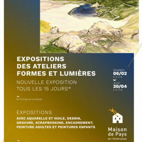 Expositions Ateliers Formes et Lumières_Embrun - Expositions Ateliers Formes et Lumières_Embrun