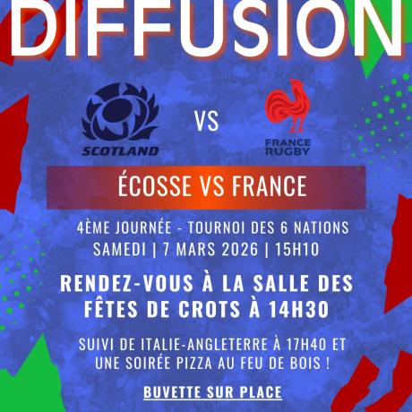 Diffusion Ecosse vs France - Diffusion Ecosse vs France