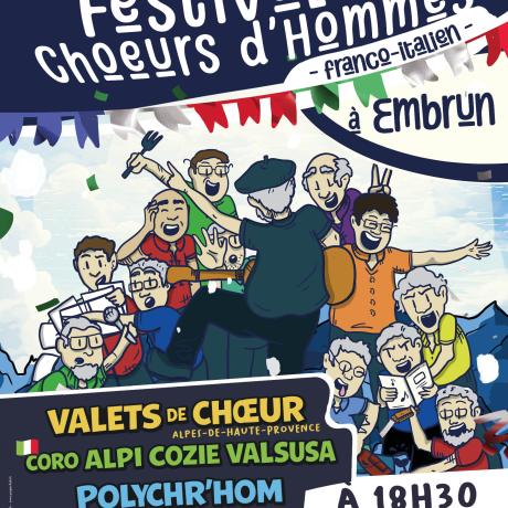 affiche festival de choeur d'hommes EMB - affiche festival de choeur d'hommes EMB