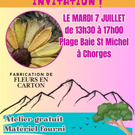 Animation plage CHORGES - Animation plage CHORGES