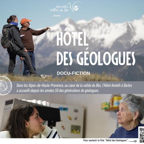 Projection du film Hôtel des Géologues_Le Vernet - Hôtel des Géologues
