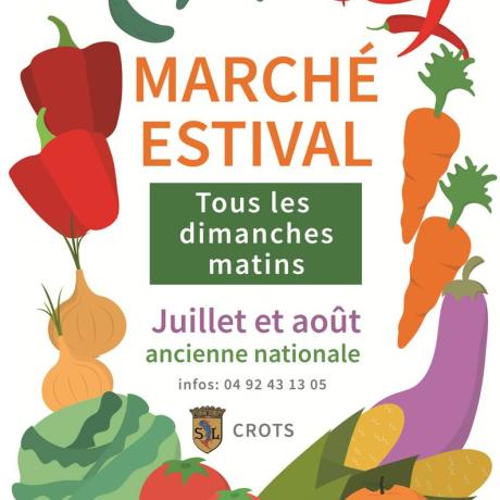 Marché Estival - Marché Estival 2026 - Mairie de CROTS